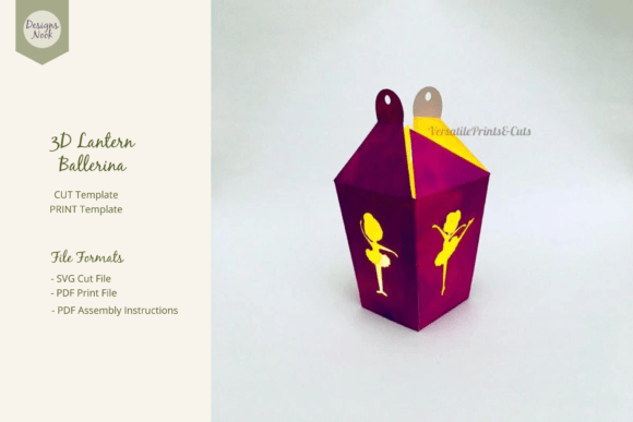 3D Lantern, Ballerina Lantern: A 3D SVG Shapes Review