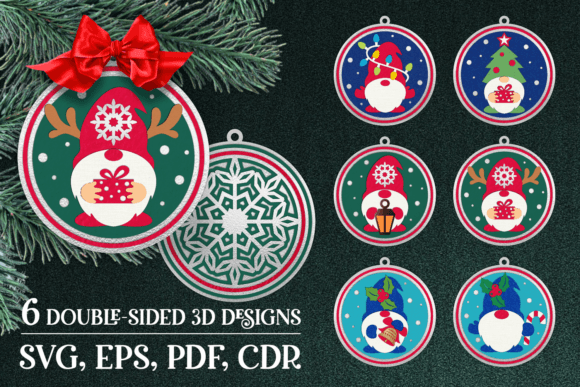 Christmas Gnomes 3D SVG Bundle Review