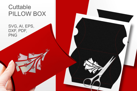 Christmas Tree Pillow Favor Box Template Review
