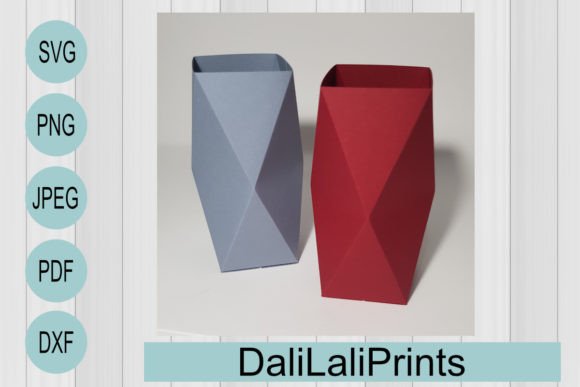 Diamond Flower Vase Template Nr 1: A 3D SVG Review