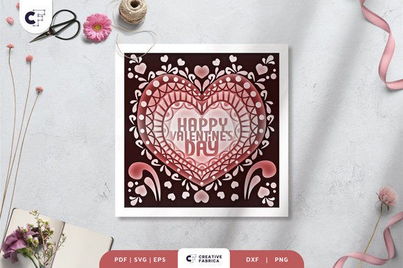 Happy Valentine s Day Heart Shadow Box Review