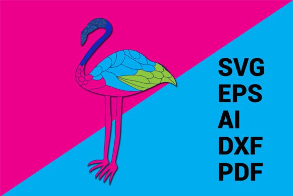 Layered 3D Flamingo Svg Cut File Review