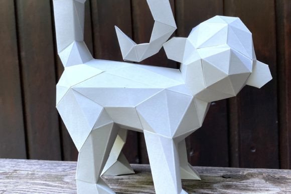 Monkey Paper Sculpture: 3D SVG Animals Review