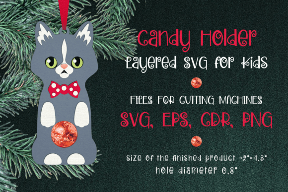 Munchkin Cat Christmas Ornament 3D SVG Review