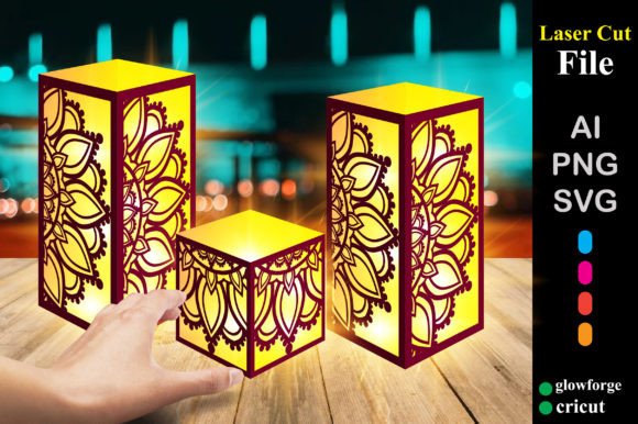 Paper Cut Mandala Lantern 3D SVG Shapes Review