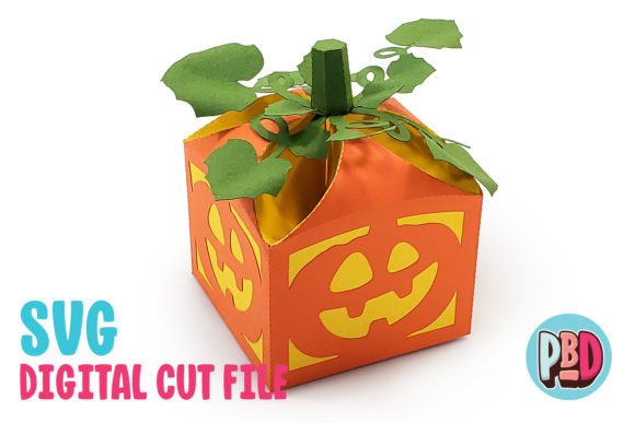 Pumpkin Gift Box: 3D SVG for Gift Boxes