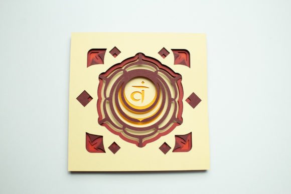Sacrum Chakra Mandala Shadow Box 3D SVG Review