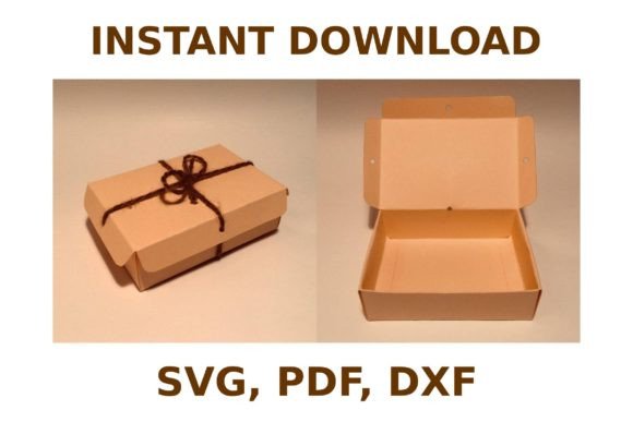 Shoes Box Template: 3D SVG Shapes for Blogs