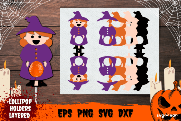 Witch Lollipop Holder: 3D SVG Shapes Review