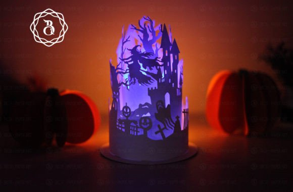 Witch Ride Broom Paper Cut Lanterns: 3D SVG Shapes Review
